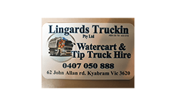 All Breeds Show Society Sponsor Lindgards Truckin Pty Ltd.