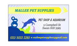 All Breeds Show Society Sponsor Mallee Pet Supplies